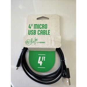 24/7 LIFE 6 FT. TYPE C TO TYPE C Tangle-Free Charging Cable Fast Charging(Black)